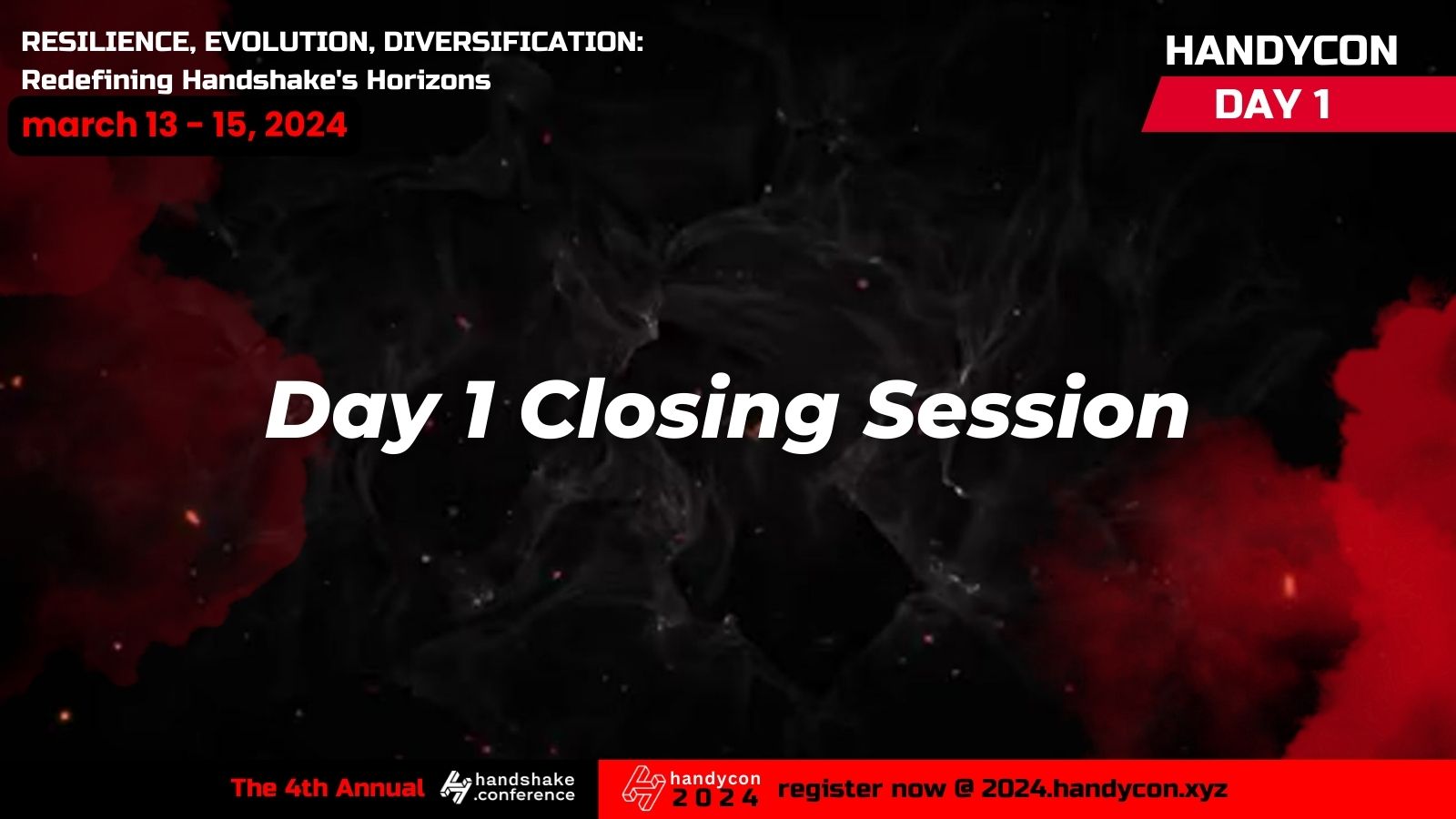 Featured image for “Day 1 – Closing”