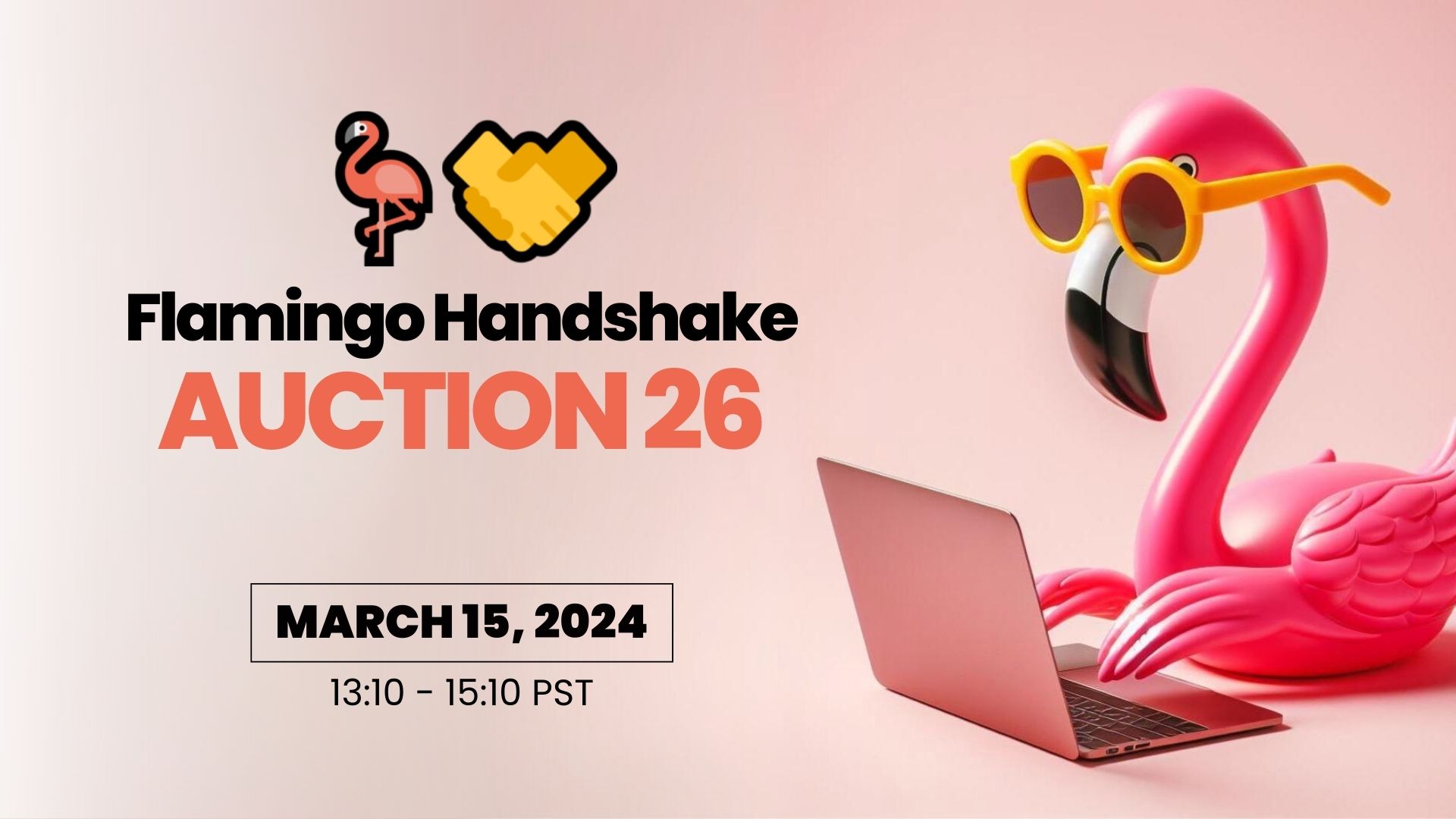 Featured image for “Flamingo Handshake Auction”